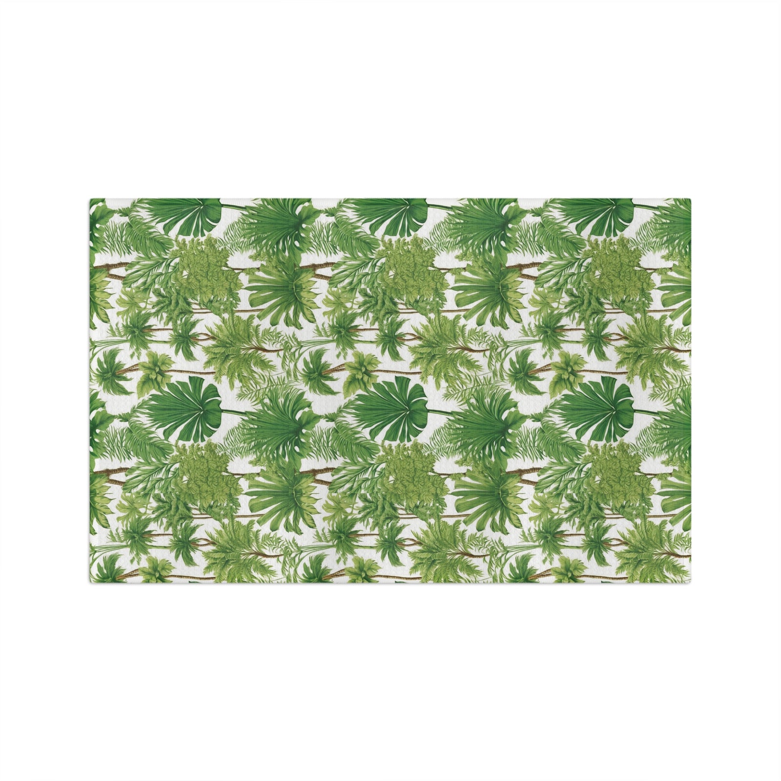 Tropical Microfiber Coffee/Tea Towel ~ Jungle Palm Leaves