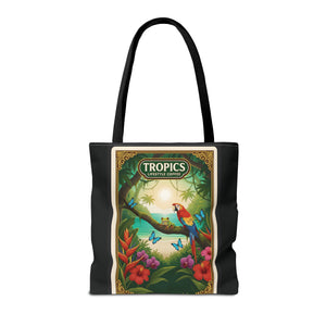 Tote Bag — Parrot Friends at Seashore, TLC Logo