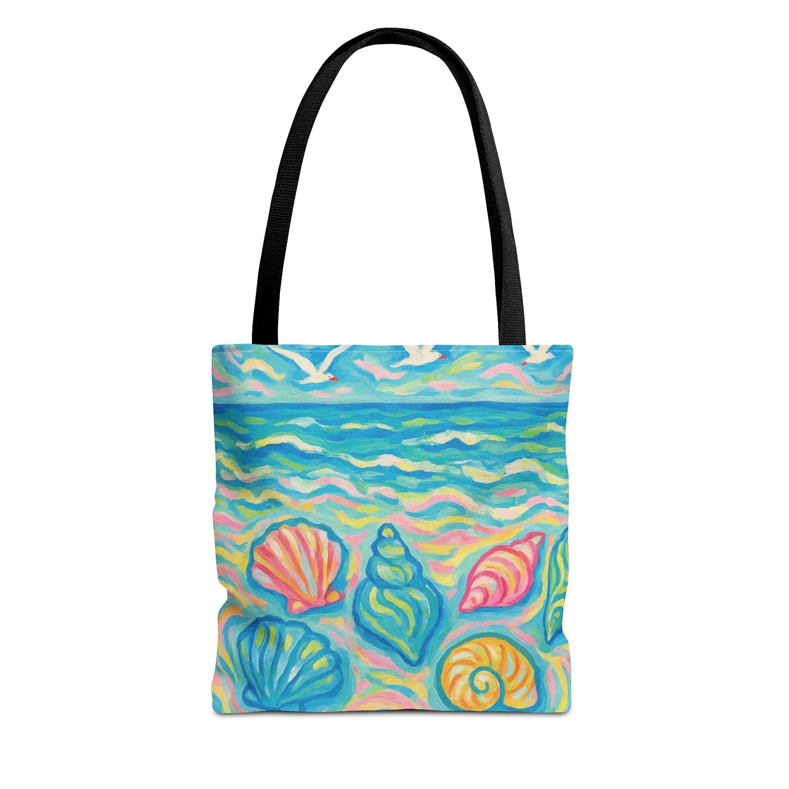 Glow Seashells Tote Bag - 3 Sizes