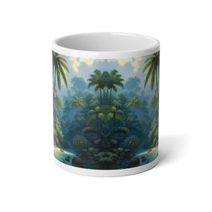 Jumbo Mug, 20oz, Sleeping Beauty Parrot | Tropical Coffee Cup