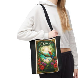 Tote Bag — Parrot Friends at Seashore, TLC Logo