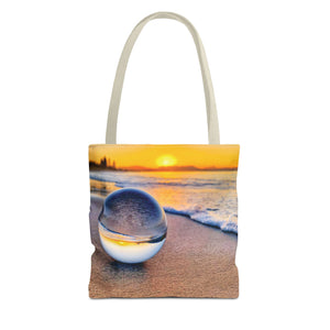 Sunset Beach Crystal Ball Tote