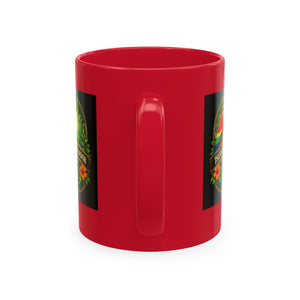 Tropical Parrot Coffee Mug — "Island Ambassador" Ceramic Cup