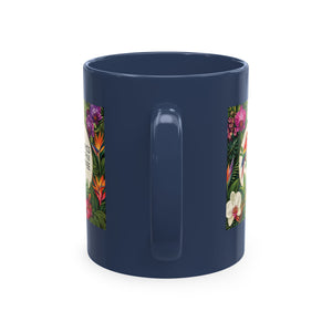 Tropical Coffee Mug, 11 oz — Ceramic Tropics Lifestyle Coffee Colorful Logo