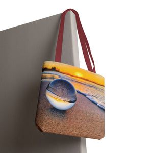 Sunset Beach Crystal Ball Tote