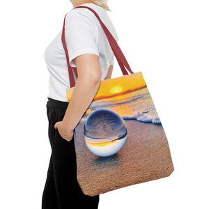 Sunset Beach Crystal Ball Tote