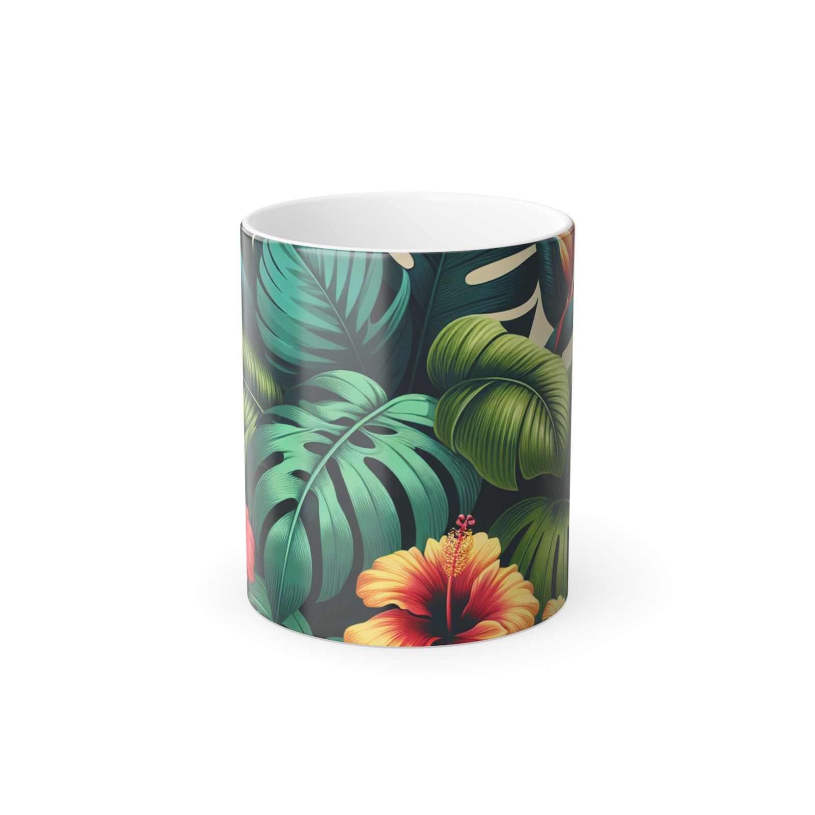 Color Morphing Mug, 11oz, Exotic Flora