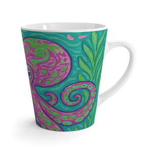 Latte White Mug, Gamma Kraken Joe