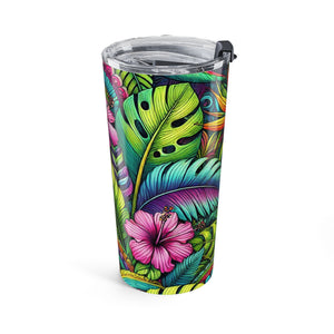 20oz Tumbler ~ Rainforest Pop Jungle Insulated Travel Cup