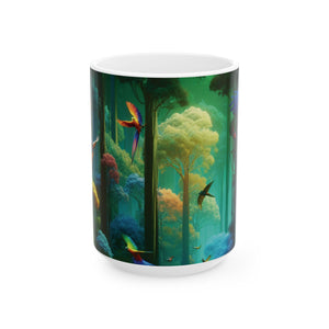 Ceramic White Mug - 11oz & 15oz, Flight School