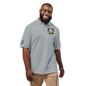 ‘Good Vibes’ Embroidered Polo ~ Tropics Lifestyle Coffee Logo, Many Colors