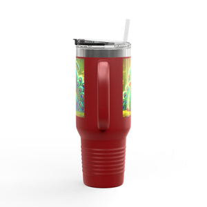 Insulated Travel Mug, 40oz / Baby Peacock - Perfect for Outdoor Adventures