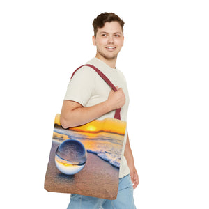 Sunset Beach Crystal Ball Tote