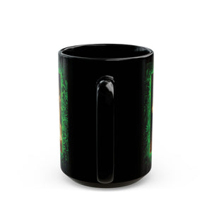 Black Coffee Mug, Religious - Song of the Angels, Tropical Glow