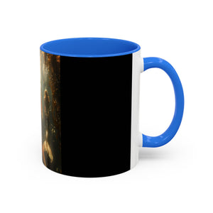 Colorful Mugs (11oz, 15oz), Three Mermaid Sisters, Black