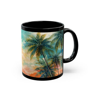 Patriotic Coffee Mug ~ Tropical Statue of Liberty, 2 Sizes