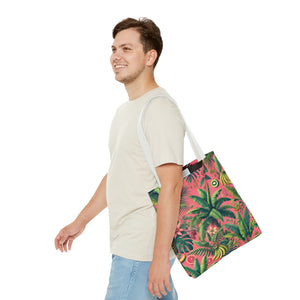 More Tropical Fruit/Coral Tote Bag - 3 Sizes