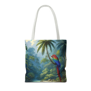 Sleeping Beauty Parrot Tote Bag - 3 Sizes