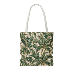 Tropical Palms MosaicTote Bag – Vintage Beach Market Bag