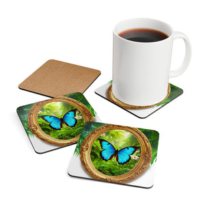Coaster Set/4 - Morpho Beauty