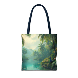 Resting Peacock Tote Bag - 3 Sizes