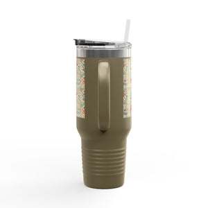 Insulated Travel Mug, 40oz / Mid-Century Octopus - Perfect for Outdoor Adventures