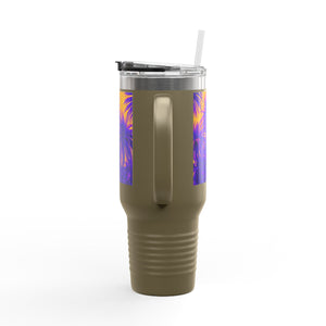 Tiny Palm Island/Palm Insulated Travel Mug - 40oz - Perfect for Outdoor Adventures