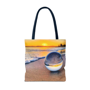 Sunset Beach Crystal Ball Tote