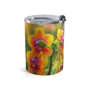 10oz Floral Tumbler — Fiesta Orchid Insulated Cup