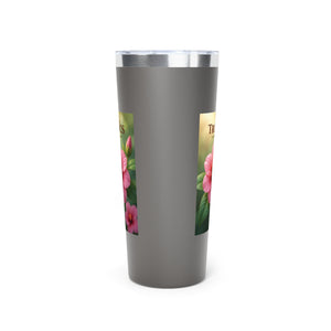 22oz Insulated Tumbler/Vacuum Copper Travel Cup — Coffee Flower