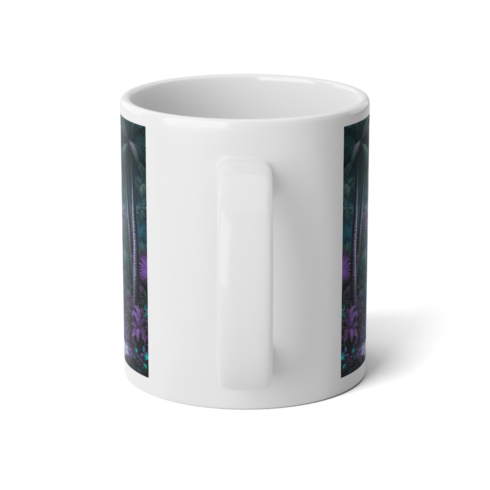 Jumbo Mug, 20oz, Sleeping Beauty Parrot Purple | Tropical Coffee Cup