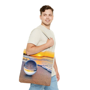 Sunset Beach Crystal Ball Tote