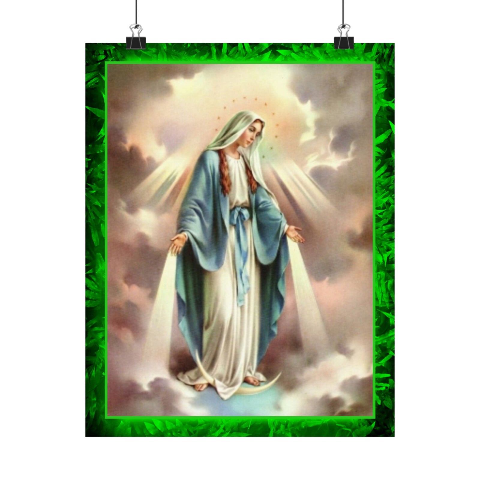 Our Lady of Grace Matte Poster — Virgin Mary Religious Wall Art
