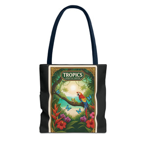 Tote Bag — Parrot Friends at Seashore, TLC Logo