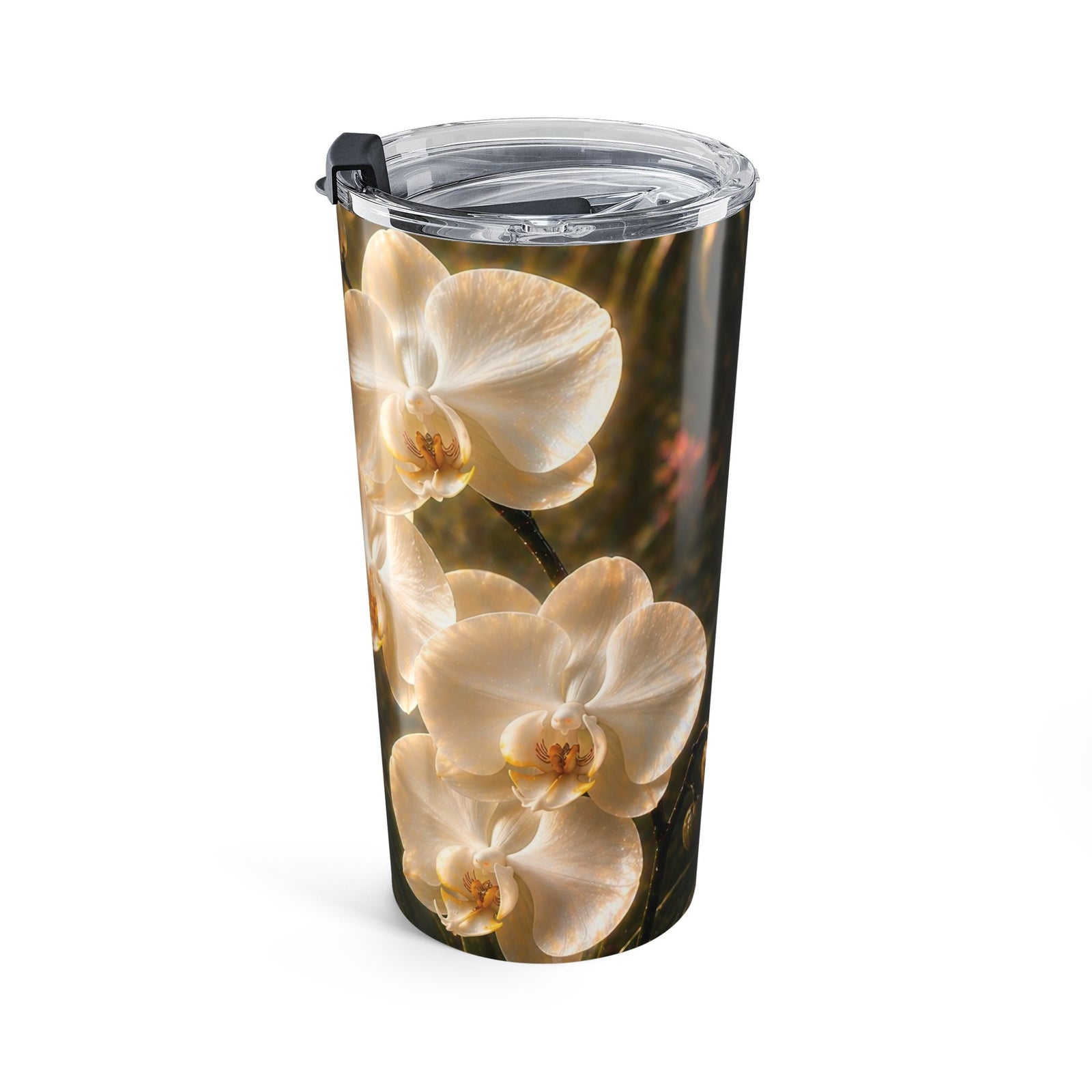 20oz Insulated Tumbler — Sunlit Pearl Orchid Drinkware