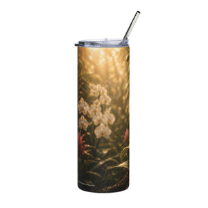 Copy of 20oz Floral Stainless Steel Tumbler — Fiesta Orchid Travel Cup