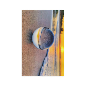 Microfiber Coffee/Tea Towel ~ Beach Sunset Crystal Ball