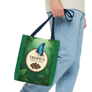 Branded Coffee Butterfly Tote Bag - 3 Sizes