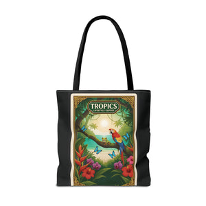 Tote Bag — Parrot Friends at Seashore, TLC Logo