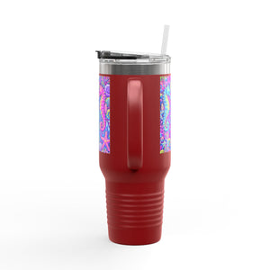 Seahorses/Fantasy Pop nsulated Travel Mug - 40oz - Perfect for Outdoor Adventures