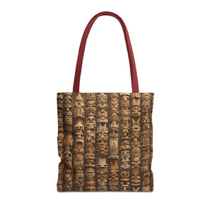 Ancient Tiki Totems Tote Bag - 3 Sizes