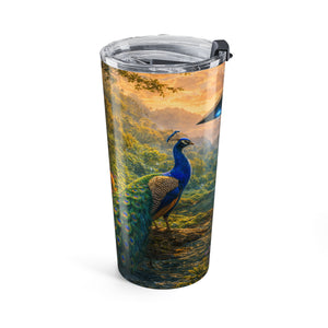 20oz Peacock Waterfall Tumbler