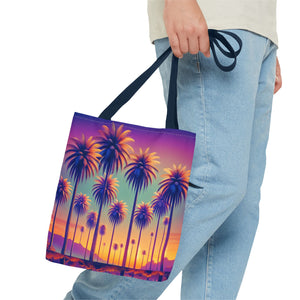 Sunset Palms Tote Bag - 3 Sizes