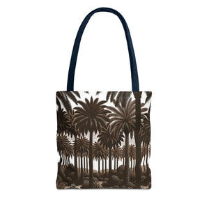 Woodcut Palms Tote Bag - 3 Sizes