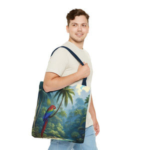 Sleeping Beauty Parrot Tote Bag - 3 Sizes