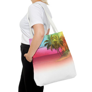 Watercolor Sunset Tote Bag - 3 Sizes