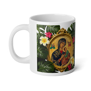 Religious Jumbo Mug, 20oz, Our Lady of Perpetual Help | Tropical Coffee Cup