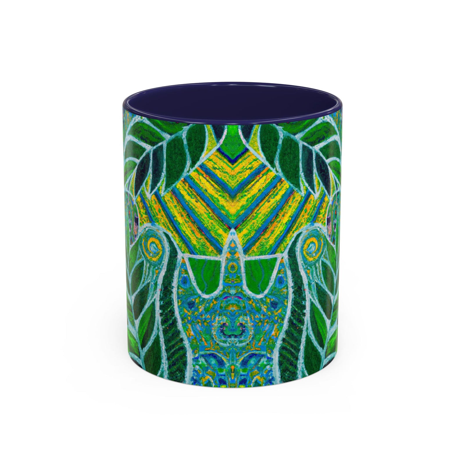 Accent Coffee Mug (11, 15oz), 8 Colors - Amazon Whimsy, Green