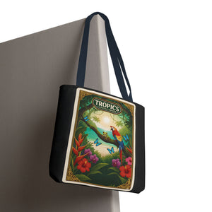 Tote Bag — Parrot Friends at Seashore, TLC Logo