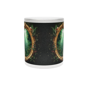 Tropical Metallic Mug, Gold or Silver - Golden Portal to Paradise